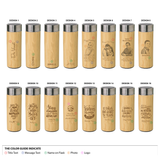 Personalized Smart Bamboo Thermal Flask with Gift Box (Nationwide Free Delivery) - Valentine's Day Flowers & Gifts 2026