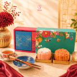 Emerald Blossom Mooncake Box 碧⽟花语⽉饼礼盒 (Nationwide Delivery)  - Mooncake Festival 2026