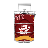 BDARI Tiffin Carrier - Zodiac Garden - Dragon (Nationwide Delivery)
