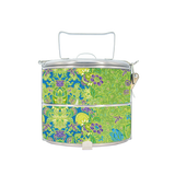 BDARI Tiffin Carrier - Green Batik (Nationwide Delivery)