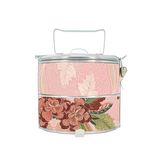 BDARI Tiffin Carrier - Pink Floral Batik (Nationwide Delivery)