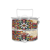 BDARI Tiffin Carrier - Geometric Mandala  (Nationwide Delivery)