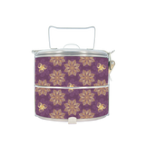 BDARI Tiffin Carrier - Gold Blue Mandala (Nationwide Delivery)