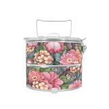 BDARI Tiffin Carrier - Tropical Foliage Butterfly (Nationwide Delivery)