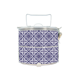BDARI Tiffin Carrier - Portuguese Floral Tiles  (Nationwide Delivery)