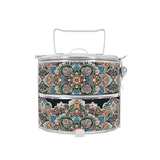 BDARI Tiffin Carrier - Dark Reminiscent Mandala (Nationwide Delivery)
