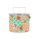 BDARI Tiffin Carrier - Orange Green Ornament (Nationwide Delivery)