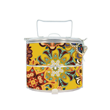 BDARI Tiffin Carrier - Yellow Batik (Nationwide Delivery)