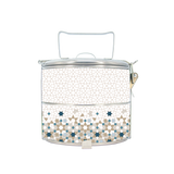 BDARI Tiffin Carrier - Arabic Geometric Tiles (Nationwide Delivery)