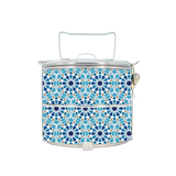 BDARI Tiffin Carrier - Arabic Mosaic Tile (Nationwide Delivery)