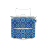 BDARI Tiffin Carrier - Blue Arabesque (Nationwide Delivery)