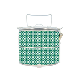 BDARI Tiffin Carrier - Green Mosaic Tiles  (Nationwide Delivery)