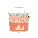 BDARI Tiffin Carrier - Orange Iznik Tiles (Nationwide Delivery)