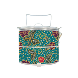BDARI Tiffin Carrier - Teal Wild Blossom (Nationwide Delivery)