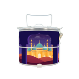 BDARI Tiffin Carrier - Night Muslim Mosque (Nationwide Delivery)