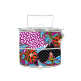 BDARI Tiffin Carrier - Pink Batik Flower (Nationwide Delivery)