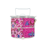 BDARI Tiffin Carrier - Pink Batik Sarong (Nationwide Delivery)