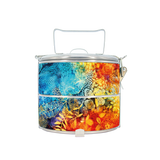 BDARI Tiffin Carrier - Abstract Batik  (Nationwide Delivery)