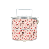 BDARI Tiffin Carrier - Pink Christmas (Nationwide Delivery)