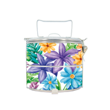 BDARI Tiffin Carrier - Purple Floral (Nationwide Delivery)
