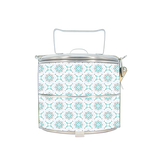 BDARI Tiffin Carrier - Green Tiles