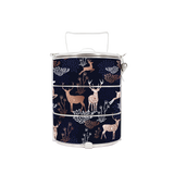 BDARI Tiffin Carrier - XMas Copper Deer (Nationwide Delivery)