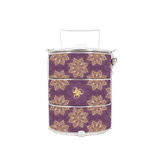BDARI Tiffin Carrier - Gold Blue Mandala (Nationwide Delivery)