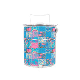 BDARI Tiffin Carrier - Blue Patchwork (Nationwide Delivery)