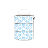 BDARI Tiffin Carrier - Tiles In Blue (Nationwide Delivery)