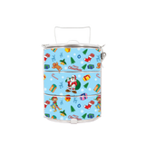 BDARI Tiffin Carrier - Blue Christmas (Nationwide Delivery)