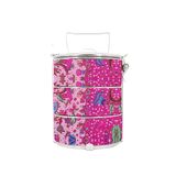 BDARI Tiffin Carrier - Pink Batik Sarong (Nationwide Delivery)