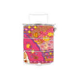 BDARI Tiffin Carrier - Pink Carnation Batik (Nationwide Delivery)