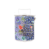 BDARI Tiffin Carrier - Purple Batik (Nationwide Delivery)
