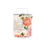 BDARI Tiffin Carrier - White Rose (Nationwide Delivery)