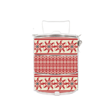 BDARI Tiffin Carrier - Red Aztec (Nationwide Delivery)