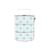BDARI Tiffin Carrier - Green Tiles