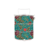 BDARI Tiffin Carrier - Teal Wild Blossom (Nationwide Delivery)
