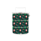 BDARI Tiffin Carrier - Green Christmas (Nationwide Delivery)