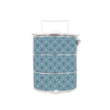 BDARI Tiffin Carrier - Blue Batik (Nationwide Delivery)