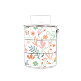 BDARI Tiffin Carrier - Orange Floral Garden (Nationwide Delivery)