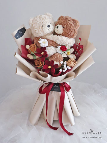 Scentales Bear Hug Crochet Flower Bouquet (Klang Valley Delivery) - Mother's Day Flowers & Gifts 2026