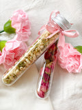 Rose & Jasmine Flower Tea In Test Tube