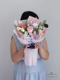 Scentales A Soft Confession Crochet Flower Bouquet (Johor Bahru Delivery)