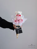 Scentales Bear-y in Love Petite Flower Bouquet (Klang Valley Delivery)