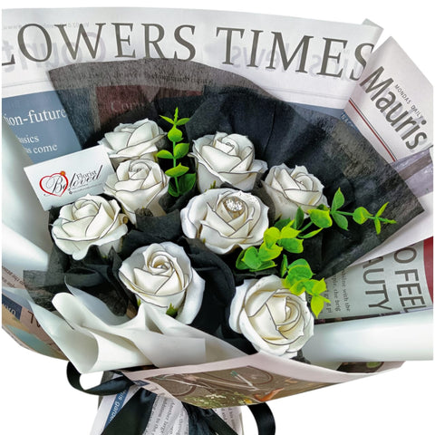 EyeLiner Soap Rose Bouquet Artificial Flower (Klang Valley Delivery)