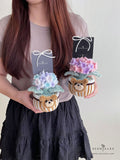 Scentales Snuggle Twisting Stick Flower Pot Memo Clip (Klang Valley Delivery)
