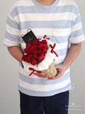 Scentales Scoops of Love Flower Cone (Red Rose) (Johor Bahru Delivery)