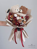 Scentales Bear Hug Crochet Flower Bouquet (Klang Valley Delivery)
