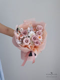 Scentales Cloud of Blush Soap Flower Bouquet (Johor Bahru Delivery)
