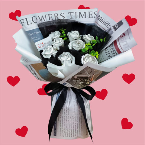 EyeLiner Soap Rose Bouquet Artificial Flower (Klang Valley Delivery)